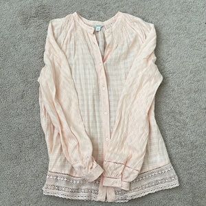 J. Crew Point Sur Button-Down Blouse